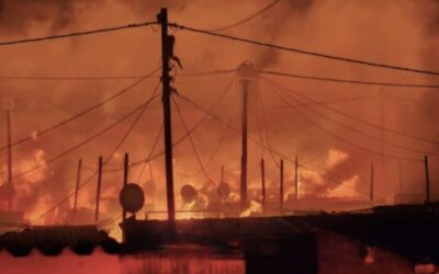 Fire burns through Philippi, leaving hundreds displaced